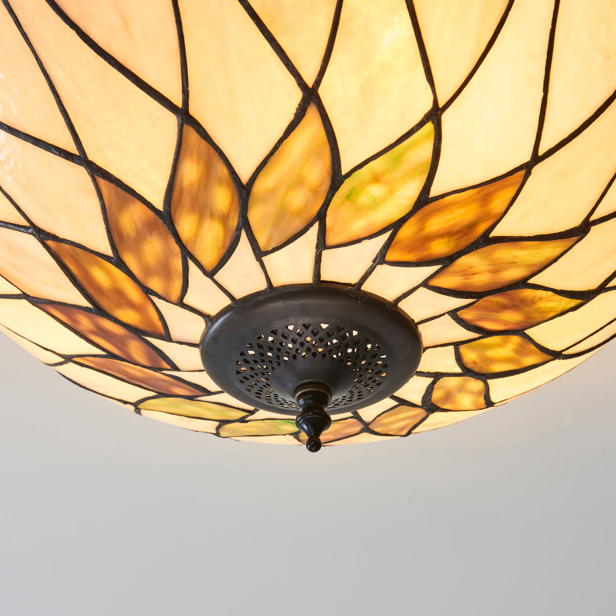 Tiffany Hutchinson 3lt Semi Flush Ceiling Light