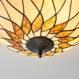 Tiffany Hutchinson 3lt Semi Flush Ceiling Light