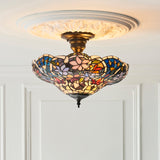 Tiffany Sullivan 3lt Semi Flush Ceiling Light