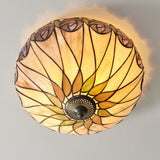 Tiffany Hutchinson Medium 2lt Flush Ceiling Light