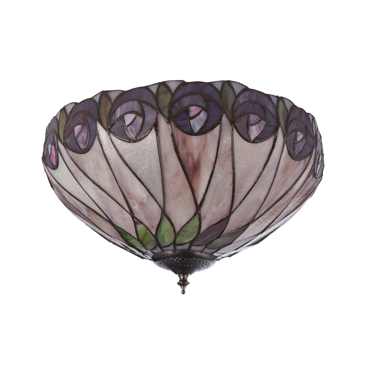 Tiffany Hutchinson Medium 2lt Flush Ceiling Light