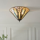Tiffany Astoria Medium 2lt Flush Ceiling Light