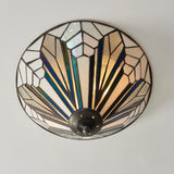 Tiffany Astoria Medium 2lt Flush Ceiling Light