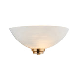 Endon Welles Wall Light Brushed Aged Brass