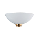Endon Welles Wall Light Brushed Aged Brass
