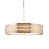 Endon Cordero Grand Pendant Satin Nickel