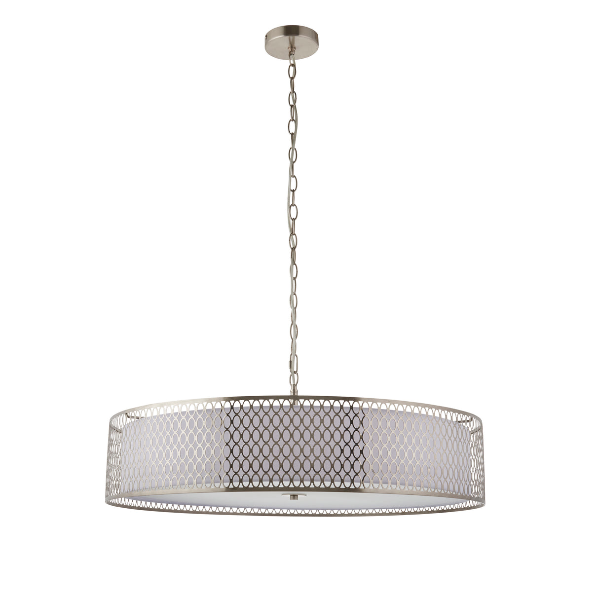 Endon Cordero Grand Pendant Satin Nickel
