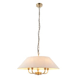 Endon Lille Pendant Chandelier Antique Brass