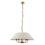 Endon Lille Pendant Chandelier Antique Brass
