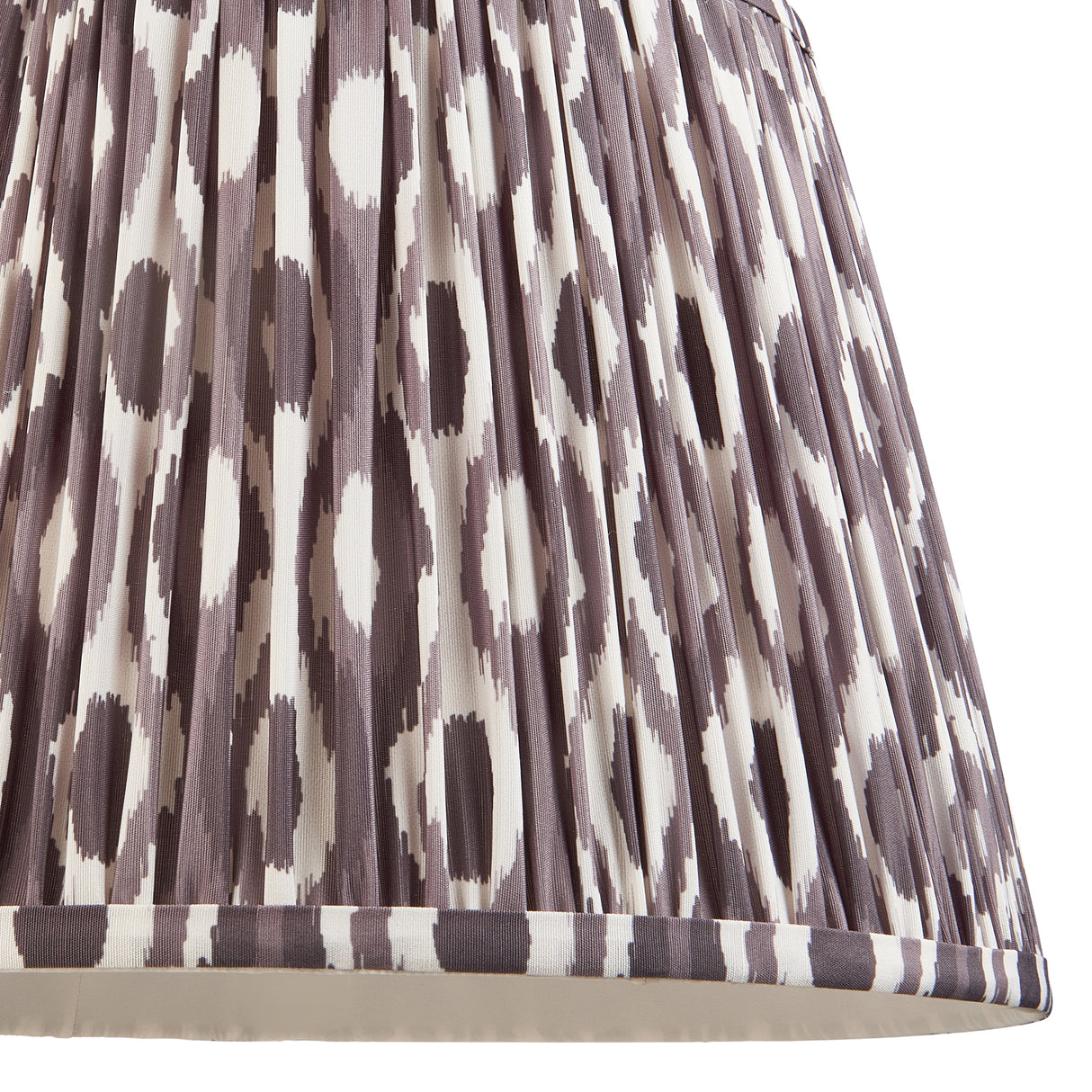 Endon Ikat 35cm Tapered Shade Pearl Grey