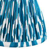 Endon Ikat 16cm Tapered Shade Marlin Blue