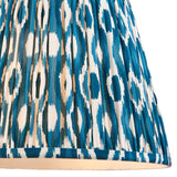 Endon Ikat 35cm Tapered Shade Marlin Blue