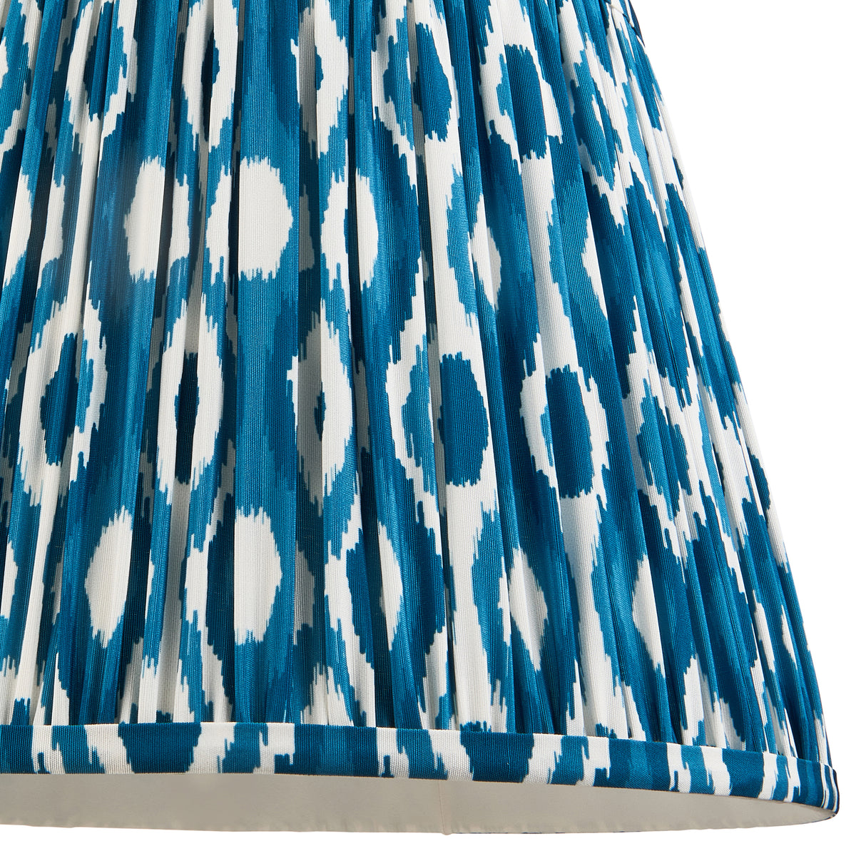 Endon Ikat 35cm Tapered Shade Marlin Blue