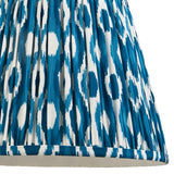 Endon Ikat 35cm Tapered Shade Marlin Blue