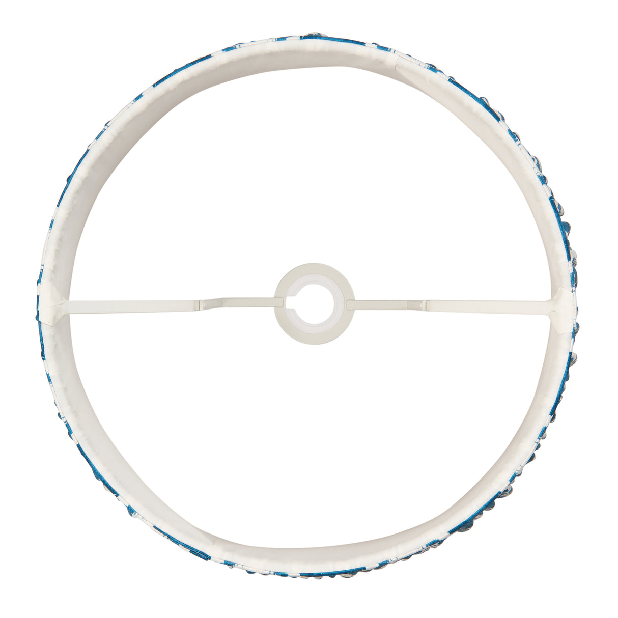 Endon Ikat 35cm Tapered Shade Marlin Blue