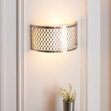 Endon Cordero Wall Light Satin Nickel