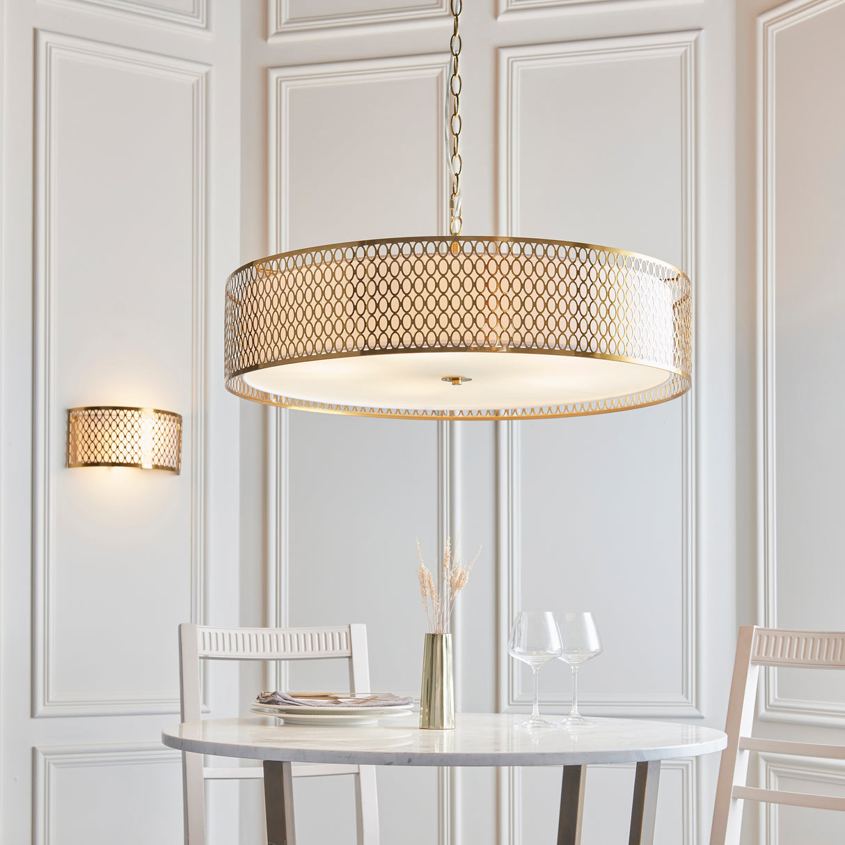 Endon Cordero Grand Pendant Gold