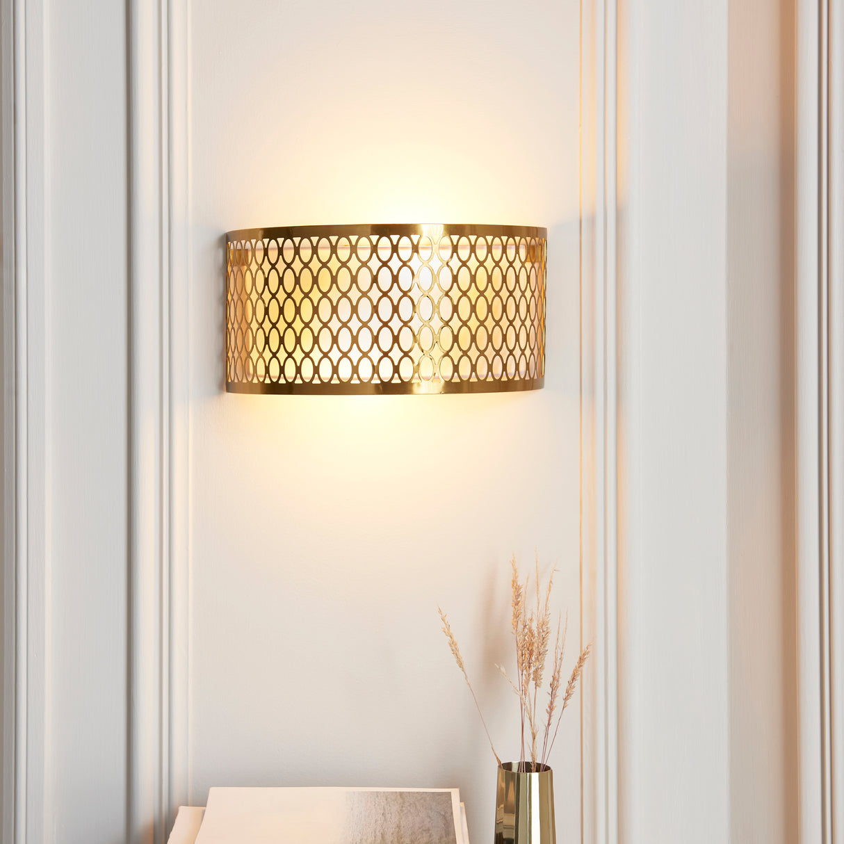 Endon Cordero Wall Light Gold