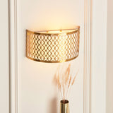 Endon Cordero Wall Light Gold