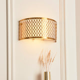 Endon Cordero Wall Light Gold