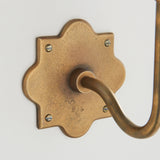 Endon Anvil Swan Wall Fitting Antique brass plate