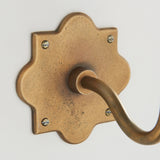 Endon Anvil Swan Wall Fitting Antique brass plate