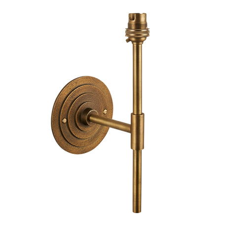 Endon Halo Tall Wall Bracket Antique brass plate