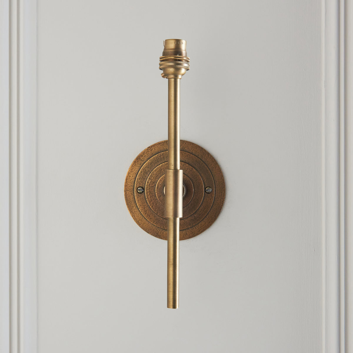 Endon Halo Tall Wall Bracket Antique brass plate