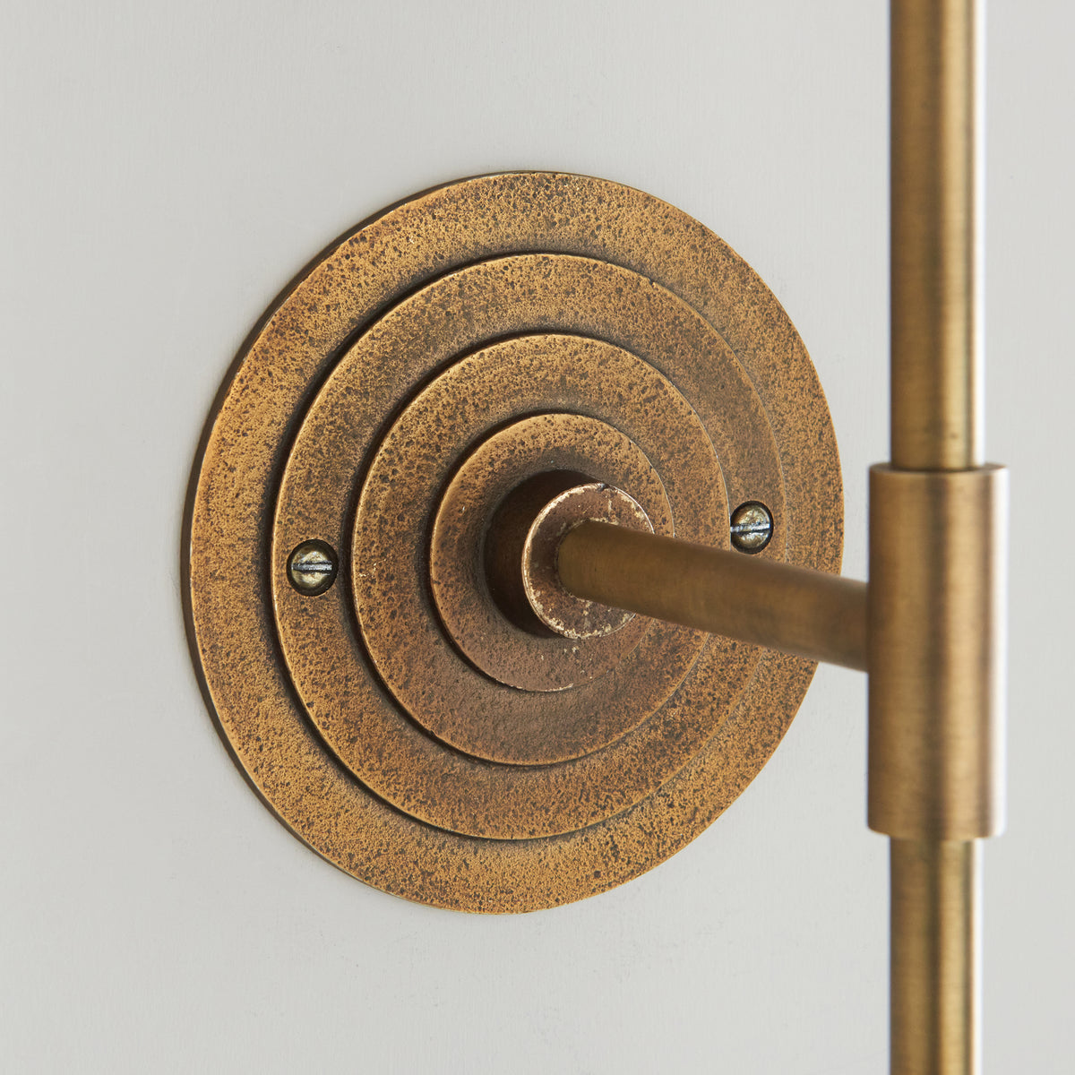 Endon Halo Tall Wall Bracket Antique brass plate
