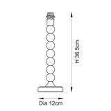 Endon Higgledy Table Base Gloss marlin blue paint