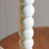 Endon Higgledy Table Base Gloss almond white paint