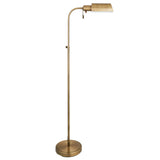 Endon Pharmacy Reading Floor Lamp Antique Brass