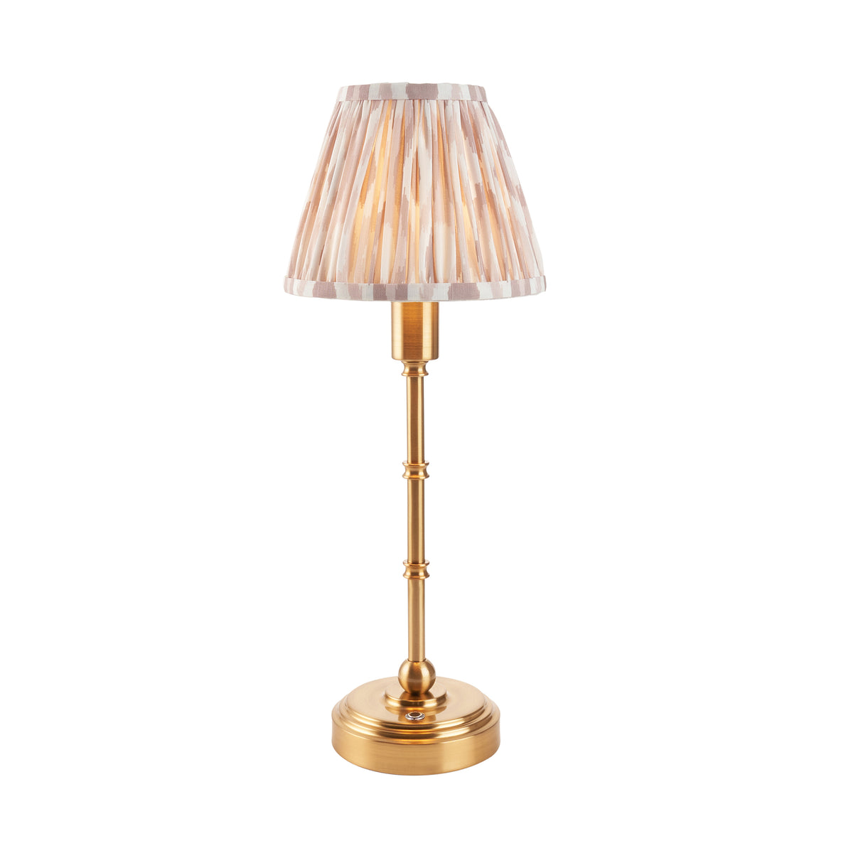 Endon Burley Rechargeable Table Lamp Base Aged Brass