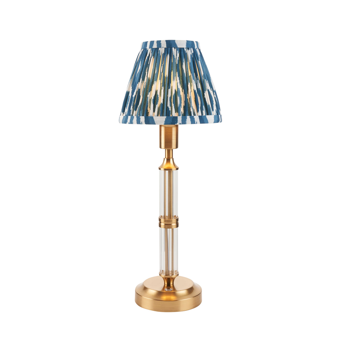 Endon Morton Rechargeable Table Lamp Base Aged Brass