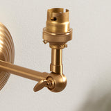 Endon Obelisk Wing Wall Fitting Brushed aged brass plate