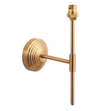 Endon Obelisk T Bar Wall Fitting Brushed aged brass plate