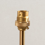 Endon Dome T Bar Wall Fitting Brushed aged brass plate