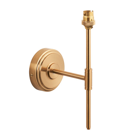 Endon Step T Bar Wall Fitting Brushed aged brass plate