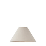 Endon Avalon 22cm Tapered Shade Natural faux linen