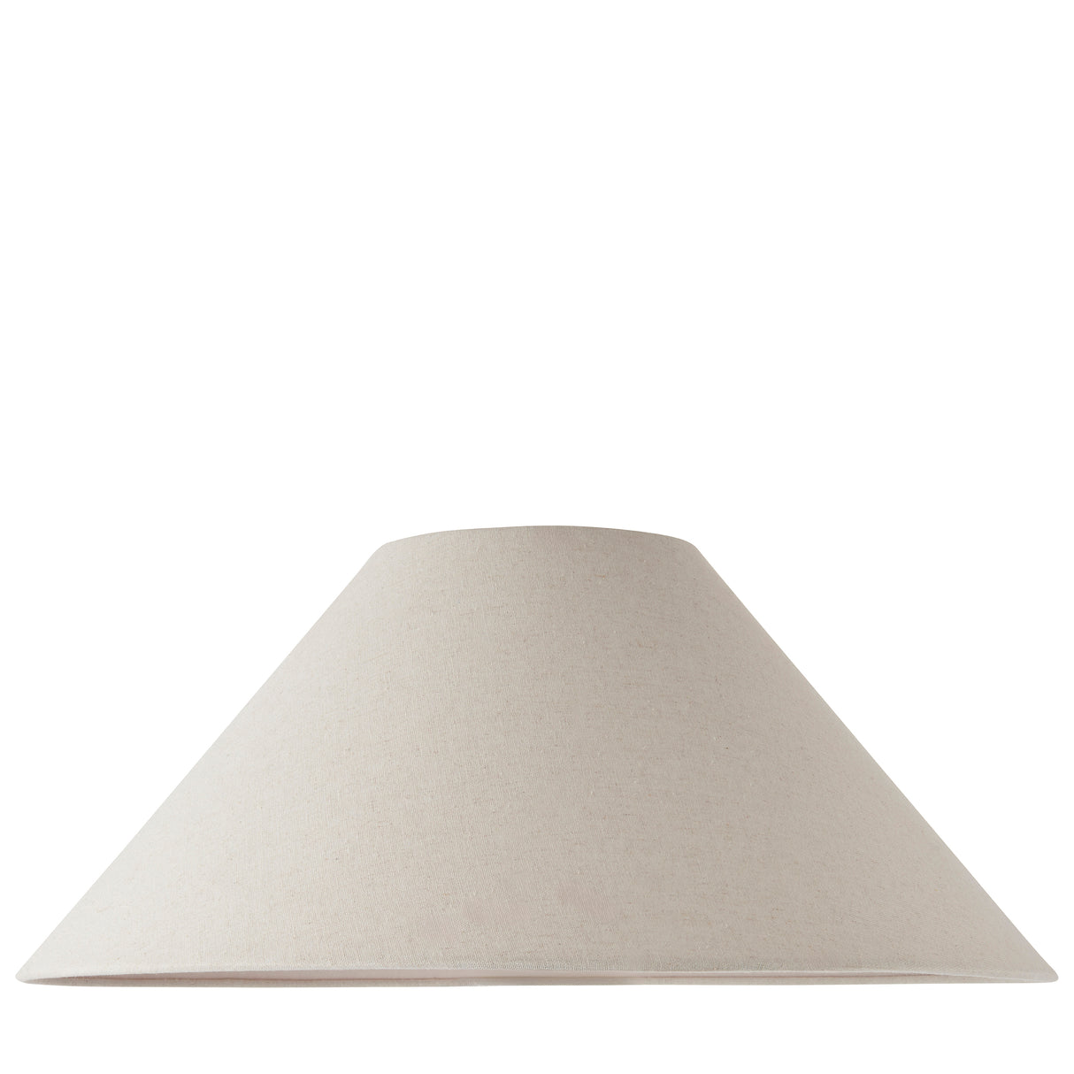 Endon Avalon 52cm Tapered Shade Natural faux linen