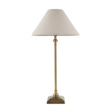 Endon Lille Table Table Lamp Antique Brass with 31cm Shade