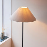 Endon Lille Floor Lamp Matt Black with Shade