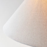 Endon Lille Floor Lamp Antique Brass with Shade