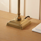 Endon Lille Table Table Lamp Antique Brass with 22cm Shade