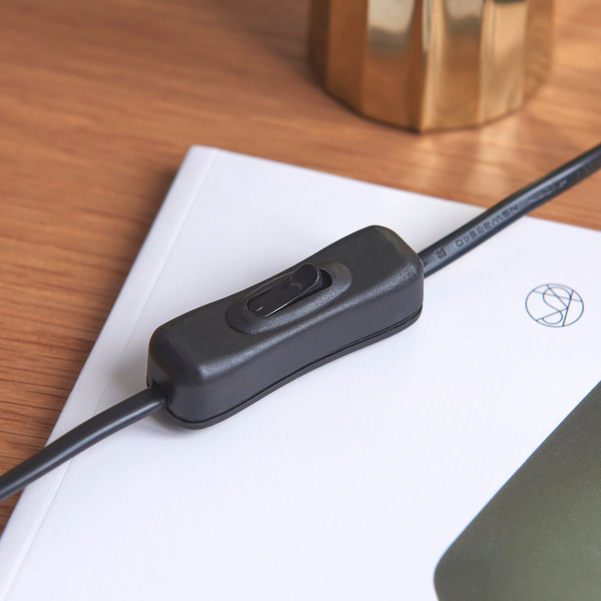 Endon Rise Table Base Dark antique bronze plate