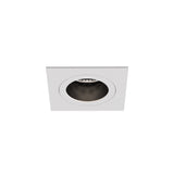 Astro Pinhole Slimline Square Fixed Fire-Rated IP65 Matt White Bathroom Downlight