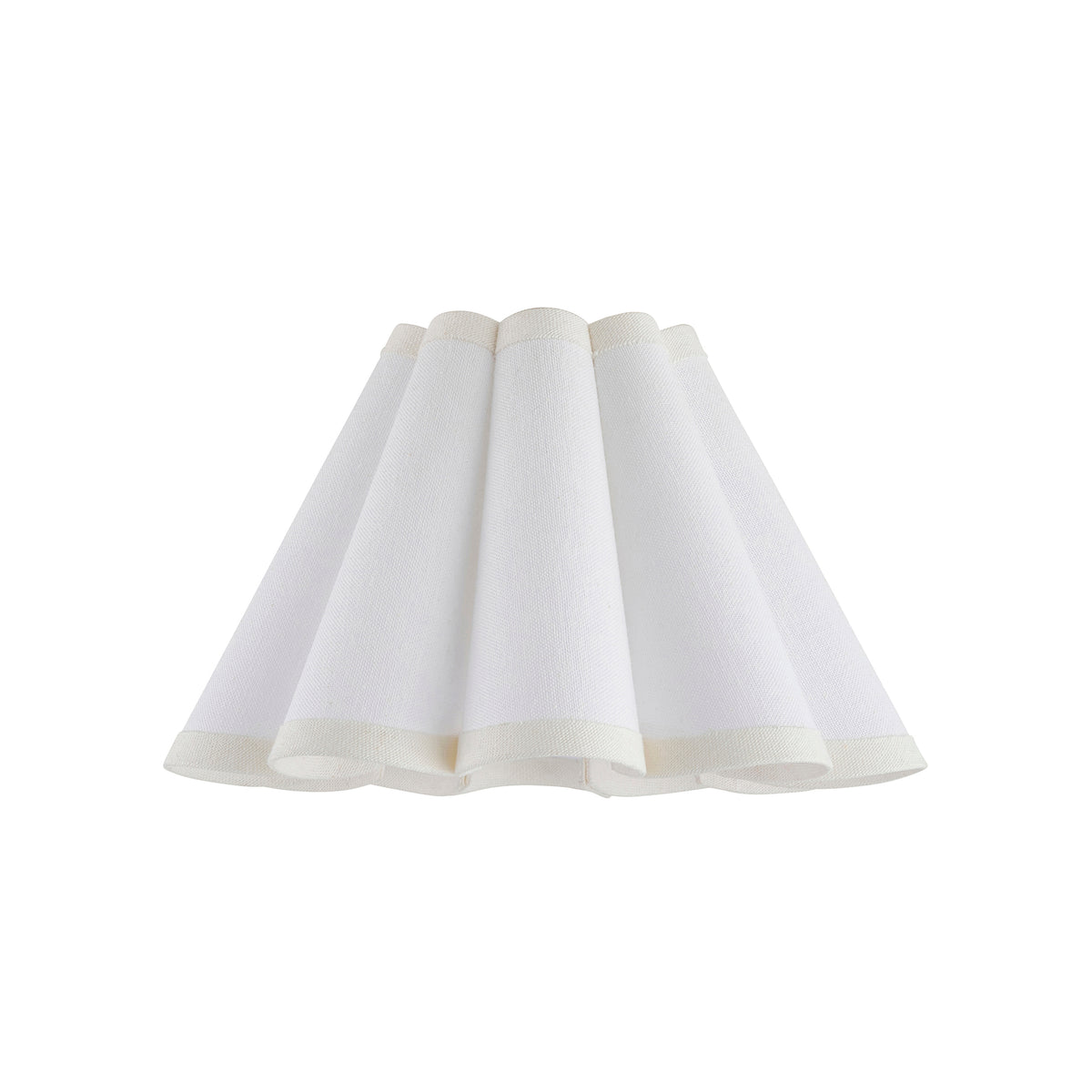 Endon Ayla 22cm Tapered Shade Vintage white cotton