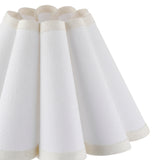 Endon Ayla 22cm Tapered Shade Vintage white cotton