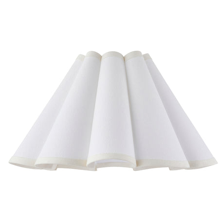 Endon Ayla 31cm Tapered Shade Vintage white cotton