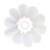 Endon Ayla 31cm Tapered Shade Vintage white cotton